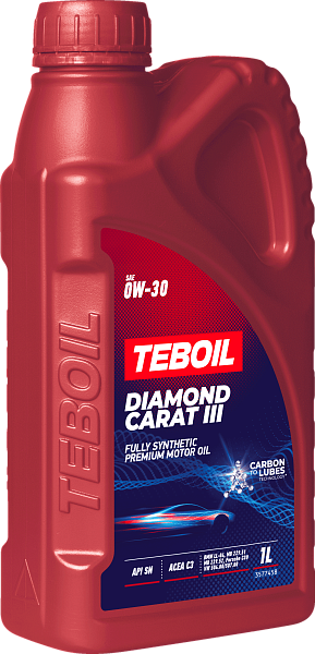 Синтетическое моторное масло TEBOIL DIAMOND CARAT III 0W-30